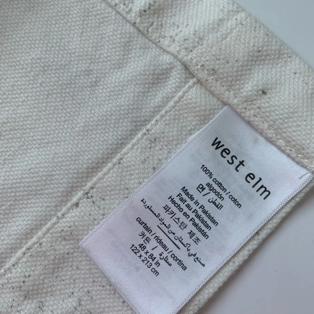 West Elm Echo Print Curtain Panel 48x84”_4